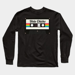 Dixie Chicks / Cassette Tape Style Long Sleeve T-Shirt